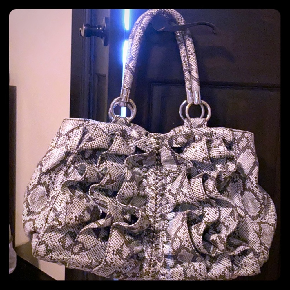 Snakeskin Bebe purse